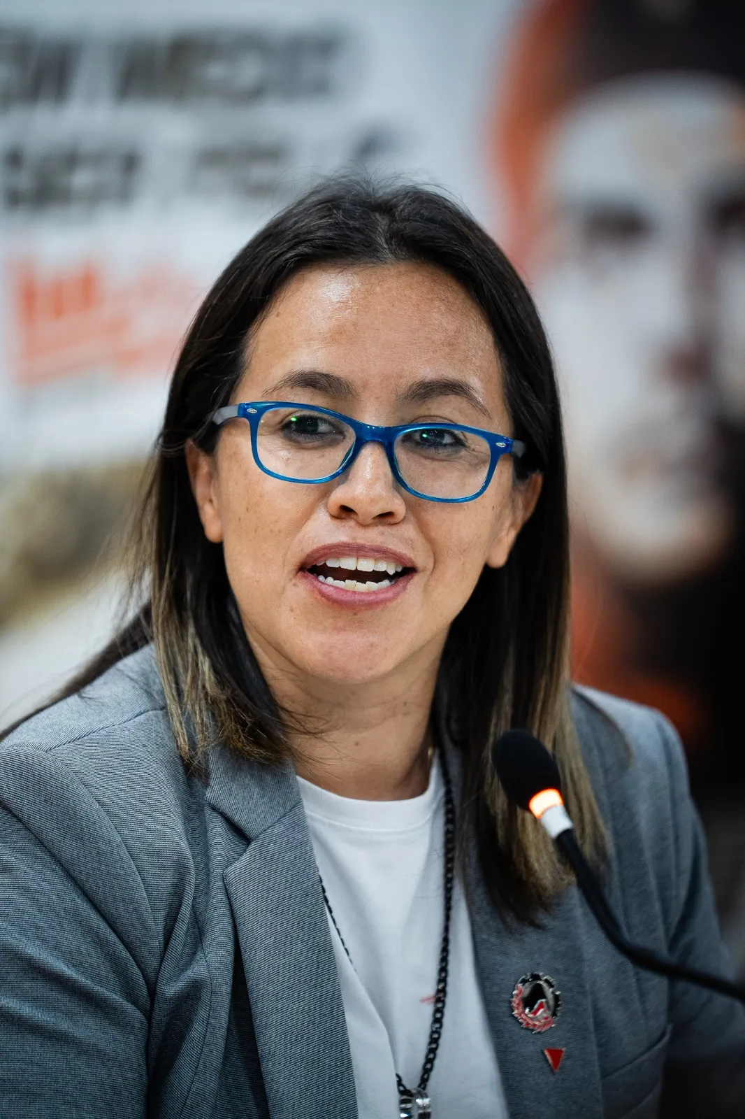 Daniela Campero, do Instituto de Formacion do Movimento Regeneração Nacional (Morena).